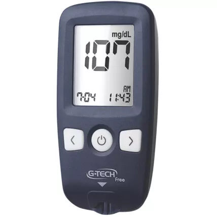 Kit Medidor de Glicose Completo G-tech Free Com Tiras Fornecedor Atacado Caixa Fechada