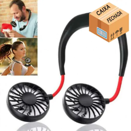 CAIXA FECHADA 60 Unidades Mini Ventilador Portátil Usb de Pescoço X Z - LZ-560 Fornecedor Atacado Caixa Fechada
