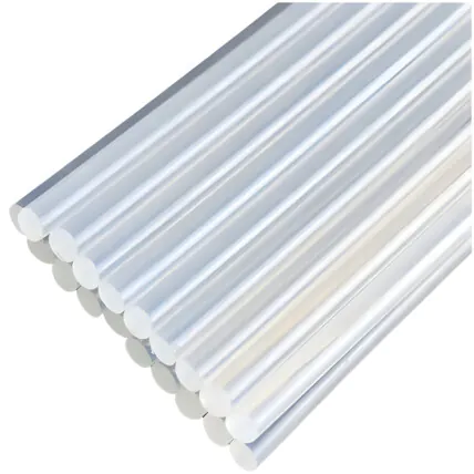 Bastão Cola Quente 1KG Grossa 11mm x 30cm Transparente Fornecedor Atacado Caixa Fechada