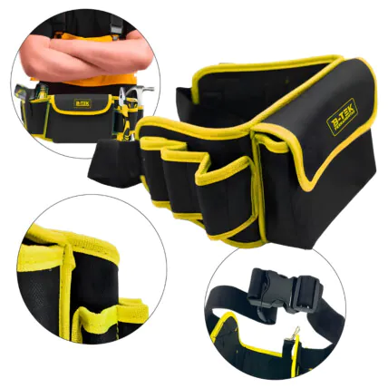 Cinto Bolsa Porta-Ferramentas Profissional 5 Bolsos BT-399 Fornecedor Atacado Caixa Fechada