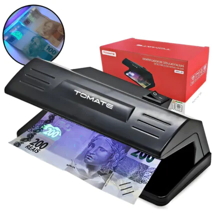 Identificador Notas Falsas Cédulas Dinheiro Com Luz Negra Uv 127/220v Fornecedor Atacado Caixa Fechada