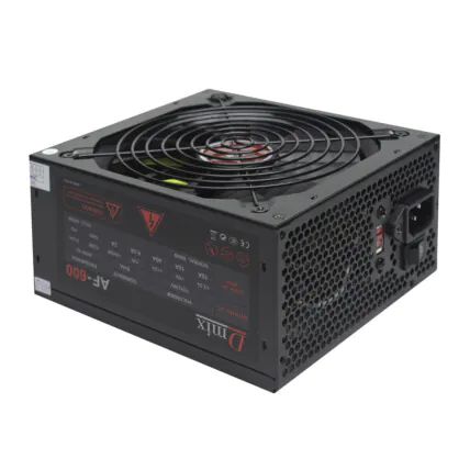 Fonte ATX 600W Reais Chaveada Bivolt Baixo Ruído DEX - AF-600 Fornecedor Atacado Caixa Fechada