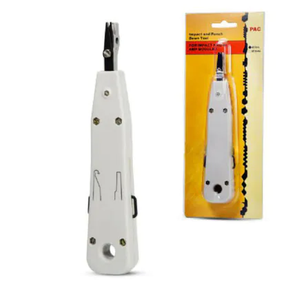 Alicate Punch Down de Inserção para Módulos Rj11 e Rj45 Exbom 03366 -Y3141A Fornecedor Atacado Caixa Fechada