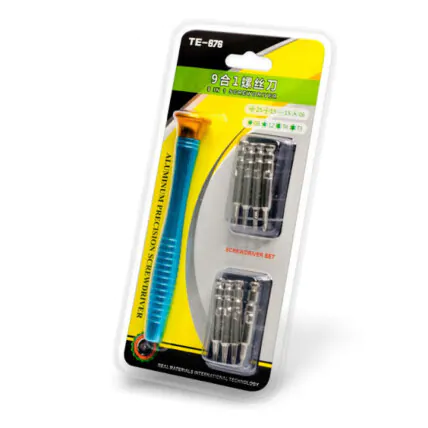 Conjunto de Chave de Fenda 8 Em 1 para Conserto de Smartphones Exbom - KLTE-676 Fornecedor Atacado Caixa Fechada