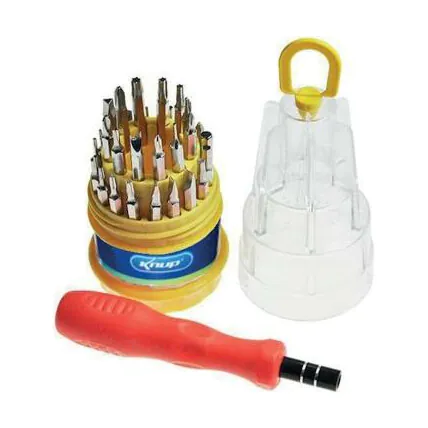 Kit de Chaves de Precisão 31 em 1 Multiuso Knup - KP-AA023 Fornecedor Atacado Caixa Fechada