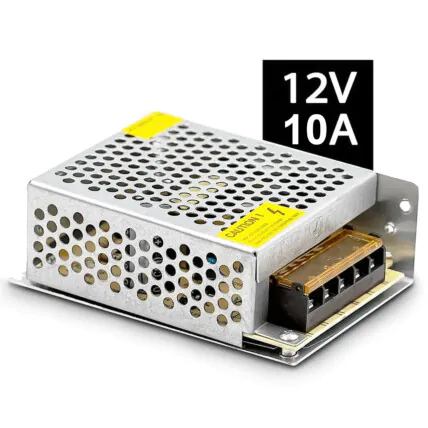 Fonte Chaveada 12V 60W 10A p/ Fita de Led Som Automotivo CFTV - ATH 10A Fornecedor Atacado Caixa Fechada
