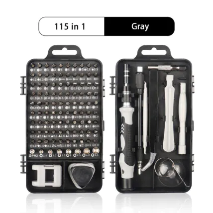 Kit de Chaves 115 em 1 Multi uso Ferramenta de Reparo XLW-115 Fornecedor Atacado Caixa Fechada