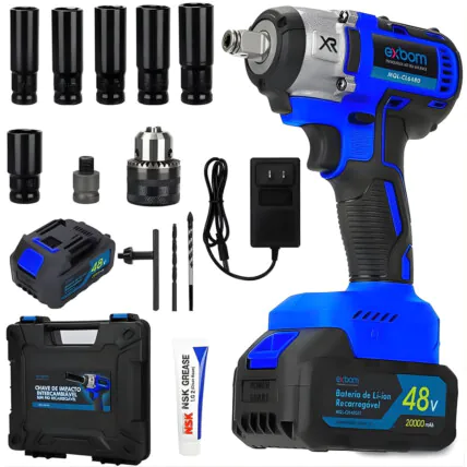 Chave De Impacto E Parafusadeira 48v Furadeira Brushless Fornecedor Atacado Caixa Fechada