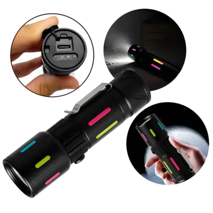 Lanterna B-MAX Tática LED com Zoom A FAMOSA BM-8558 Fornecedor Atacado Caixa Fechada