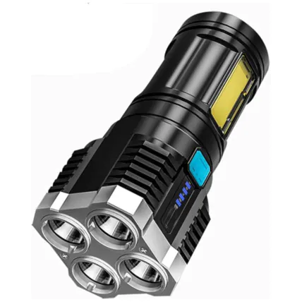 Lanterna de Led Recarregável De 4 Núcleos Super Potente ON-LT045 Fornecedor Atacado Caixa Fechada