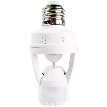 Soquete para Lâmpada E27 c/ Sensor de presença LUATEK - LK-6015 Fornecedor Atacado Caixa Fechada