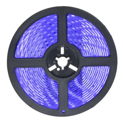 Fita de Led Azul 5 Metros 12v 4.8w Bivolt LUX POWER - 3528A Fornecedor Atacado Caixa Fechada