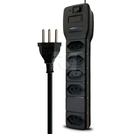 Filtro de Linha Power Line 5 Tomadas Bivolt 1540VA MULTICRAFT - 21435 Fornecedor Atacado Caixa Fechada