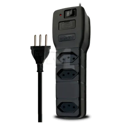 Filtro de Linha Power Line 3 Tomadas Bivolt 1540VA MULTICRAFT - 21411 Fornecedor Atacado Caixa Fechada