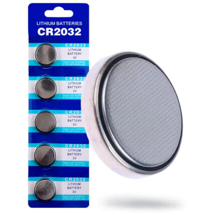 Bateria 3v Litihium CR2032 Cartela com 5 Unidades - CR2032 Fornecedor Atacado Caixa Fechada