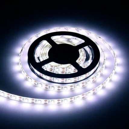 Fita de Led 5050 60 Leds IP65 5 Metros Branco Frio 6500K - 5050-BF Fornecedor Atacado Caixa Fechada