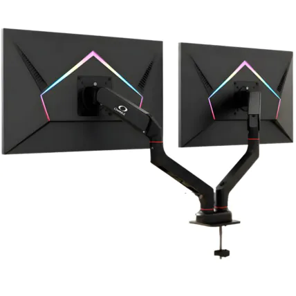 Suporte Monitor Duplo Articulado Vesa Para Mesa 2 Monitores Fornecedor Atacado Caixa Fechada