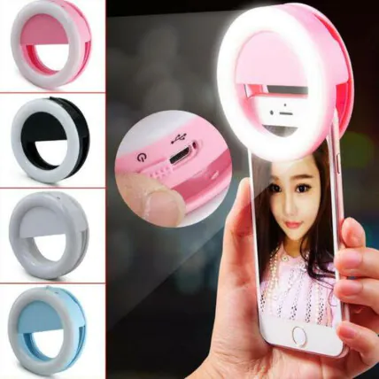 Mini Ring Light de Selfie Portátil para Celular - RG-901 Fornecedor Atacado Caixa Fechada