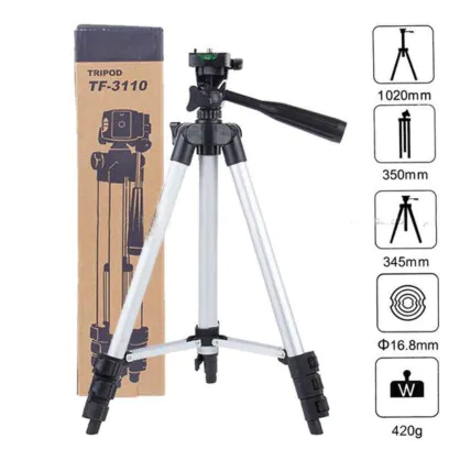 Tripé Para Câmera E Celular 1 Metro Tripod 3110 - BYZ-0901 Reling Fornecedor Atacado Caixa Fechada