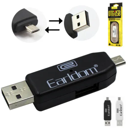 Adaptador Otg Micro Usb para Usb Macho e Usb Fêmea Sumexr - OT05 Fornecedor Atacado Caixa Fechada