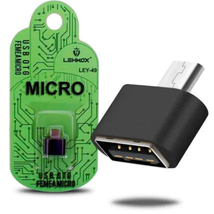 Adaptador OTG USB Micro V8 Para Android - LEY-49 Fornecedor Atacado Caixa Fechada