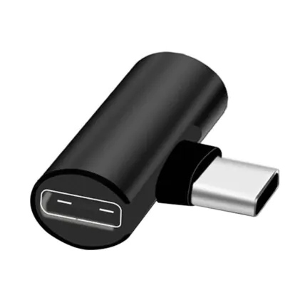 Adaptador Type C Macho Para 2 Saídas Type C Fêmea Verde - ZJT-T-03 Fornecedor Atacado Caixa Fechada