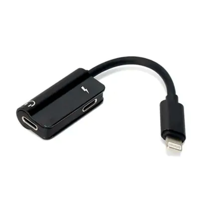 Adaptador Lightning IOS 2 em 1 Áudio e Carregamento Verde - ZJT-2IP8-06 Fornecedor Atacado Caixa Fechada