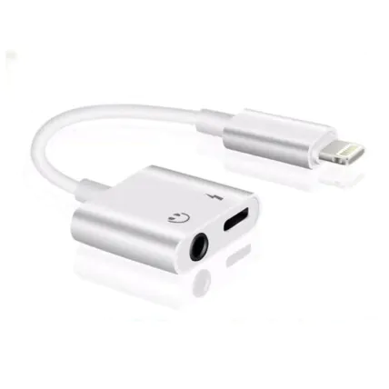 Cabo Adaptador P2 Lightining IOS Áudio e Carregamento Verde - ZJT-IP12-03 Fornecedor Atacado Caixa Fechada