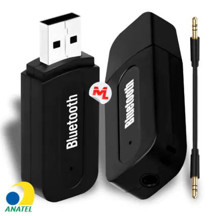 Adaptador Receptor Bluetooth Usb P2 Áudio Stereo Músicas Kapbom - KAP-T35 Fornecedor Atacado Caixa Fechada