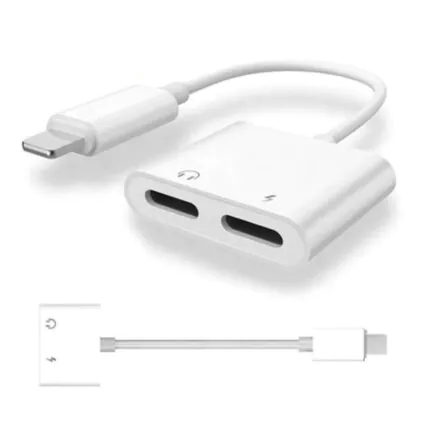 Adaptador Lightning Splitter para IOS Áudio e Carregamento Verde - ZJT-2IP8-03 Fornecedor Atacado Caixa Fechada