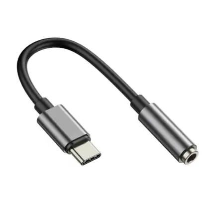 Cabo Adaptador Type C para P2 3.5mm Verde - ZJT-TC-3.5-02-S Fornecedor Atacado Caixa Fechada