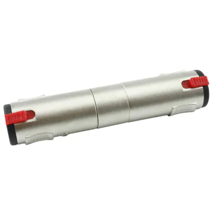Conector Emenda - J10 Mono/Estéreo com Trava Metálico - 033-1016 Fornecedor Atacado Caixa Fechada