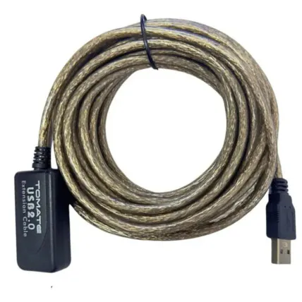 Cabo Extensor USB 2.0 5 Metros Amplificado Repetiro MCB-025 Fornecedor Atacado Caixa Fechada