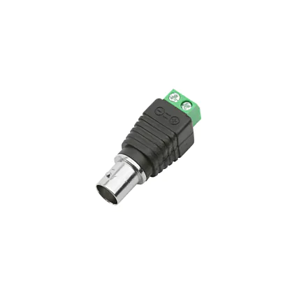Conector 10 unidades Plug Jack Bnc Com Borne Fêmea Alimentação Câmera Cftv Dmix - A16 Fornecedor Atacado Caixa Fechada