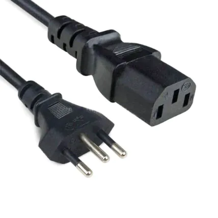 Cabo de Força para Computador Monitor e Fonte ATX 1.2 Metros - CBATX Fornecedor Atacado Caixa Fechada