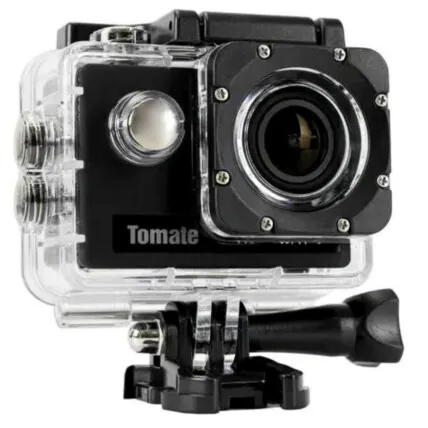Câmera e Filmadora Tomate HD 720p Esportiva Tela 2.0 LCD - MT-1081 Fornecedor Atacado Caixa Fechada