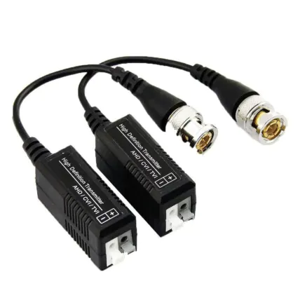 Conector de Vídeo tipo Balun AHD/HDCVI/HDTVI CFTV Verde - ZJT-07 Fornecedor Atacado Caixa Fechada