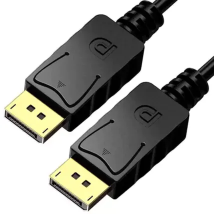 Cabo de Vídeo Displayport Blindado 4K 3 Metros GRASEP - D-DP01 3M Fornecedor Atacado Caixa Fechada