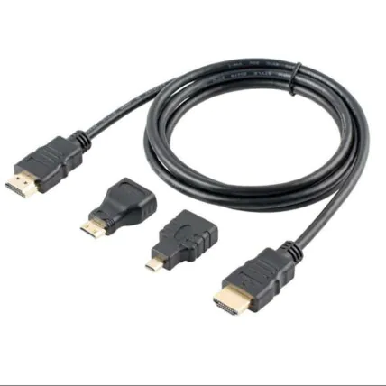 Cabo HDMI 3 em 1 Micro/Mini Hdmi v1.4 Full HD - LT-H001 Fornecedor Atacado Caixa Fechada