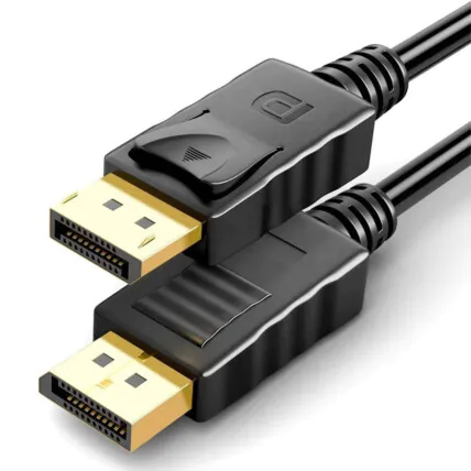 Cabo de Vídeo Displayport Blindado 4K 1.8 Metros GRASEP - D-DP01 1.8M Fornecedor Atacado Caixa Fechada