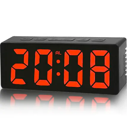 Relógio Digital de Mesa LED com Despertador KAPBOM - KA-7052 Fornecedor Atacado Caixa Fechada