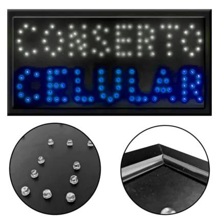Painel de LED Conserto Celular 220V LUATEK - LK-2548 Fornecedor Atacado Caixa Fechada