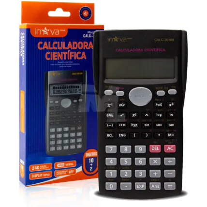 Calculadora Cientifica 10+2 Dígitos 240 Funções INOVA - CALC-30109 Fornecedor Atacado Caixa Fechada
