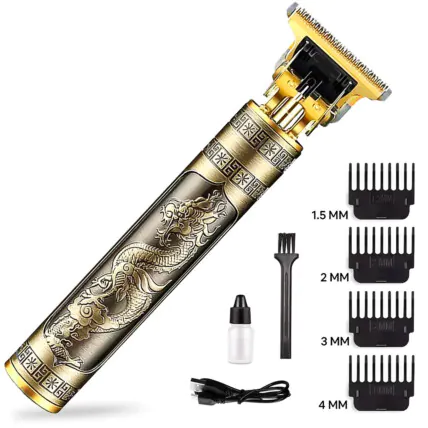 Maquina de Cortar Cabelo/Barba Recarregavel Dragon KAPBOM - KA-3600 Fornecedor Atacado Caixa Fechada