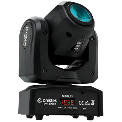 Canhão Moving Head 60w 7 Cores Rgb Strobo Dmx Festa Balada Fornecedor Atacado Caixa Fechada