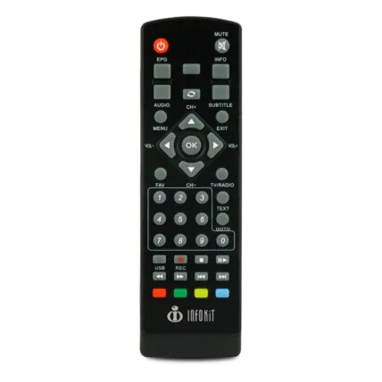 Controle Remoto para Conversor Compatível para Modelo ITV-300 e ITV-500 Infokit - ITV-C20 Fornecedor Atacado Caixa Fechada