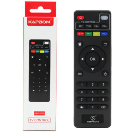 Controle Remoto para Smart TV Box Kapbom - KAP-1178 Fornecedor Atacado Caixa Fechada