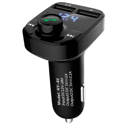 Carregador e Transmissor FM/mp3 Veicular KAPBOM - KA-X8 Fornecedor Atacado Caixa Fechada