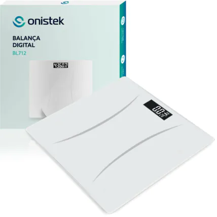 Balança Digital Corporal 180kg Display LED ONISTEK - ON-BL712 Fornecedor Atacado Caixa Fechada