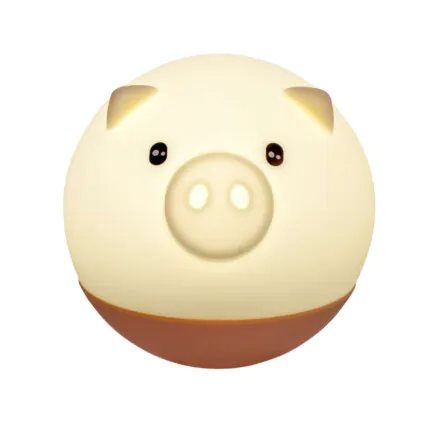 Luminária Led Rogue Pig de Silicone Recarregável - ZD-18 Fornecedor Atacado Caixa Fechada